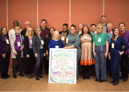 Image of the group of people involved in the #HackPoverty initiative