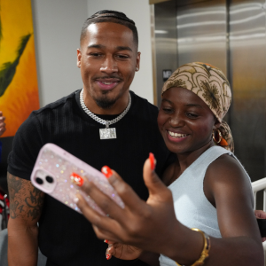 WWE superstar Carmelo Hayes at YSM Evergreen Centre