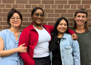 Image of the four members of Yonge Street Mission's Housing team