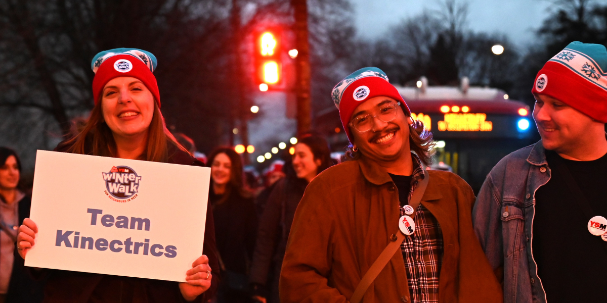 Image of participants at the 2024 YSM Winter Walk